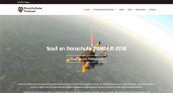 Desktop Screenshot of parachutisme-toulouse.fr